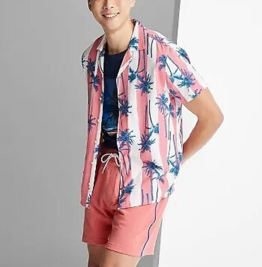 Original Use Men's Knit Shorts 6" - Coral M New